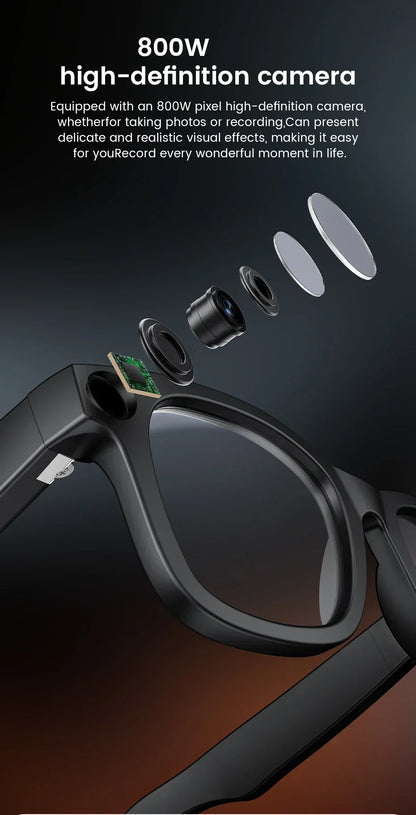 2026 Smart Glasses With AI Voice Assistant AI Voice Wake Up AI Photo Recognition New Intelligent Q&A Interactive Eyewear