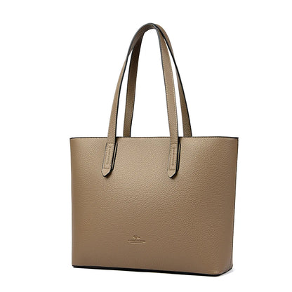 Genuine High Quality Large Capacity Shoulder Bag Female Tote Bag New Luxury Designer Handbag For Fashion Women Brand Shopper Bag