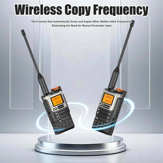 Quansheng UV-K6 Walkie Talkie 5W AM FM 50-600MHz USB-C Direct Charge NOAA Weather Multi Band UV-K58 UV-K5(8) Two Way Radio