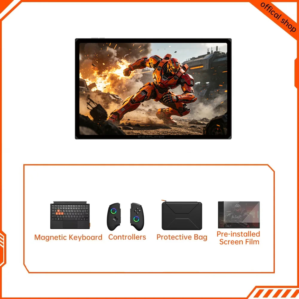 OneXPlayer X2 3-in-1 Handheld Game Console Tablet Laptop Intel Arc G3 Extreme 48GB+1TB SSD 10.95 Inch 120Hz Touch IPS Windows11
