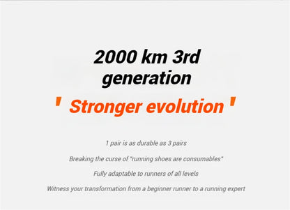Xtep 2000km 3.0 Running Shoes For Women 2025 Spring Sneakers Cushioning Training Jogging Wear-Resistant Lightweight 875118110034