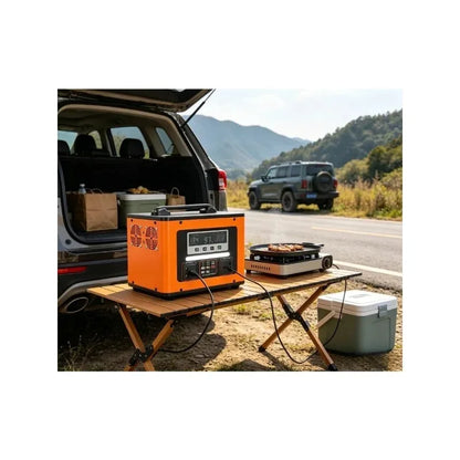 Free Electricity LiFePO4 600W Solar Portable Power Station 40Ah Power Bank 220V 50HZ Solar Generator For Outdoor Energy Camping