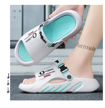 Male Flip Flops Massage Slippers Indoor Beach Clogs Outdoor Comfortable Sandals Soft Slides Men Casual Shoes Women Home Slippers