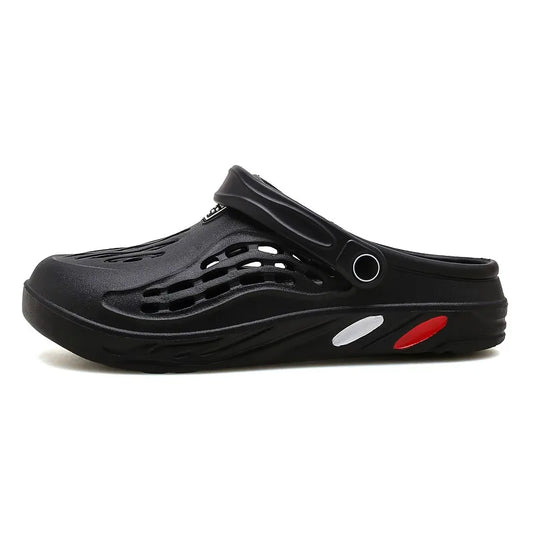 Summer Unisex Clogs Sandals Shoe Men Woman Hoof Thongs Stamp Garden Beach Big Size 36-49 Slippers for Men's Shoes Zapatos Hombr