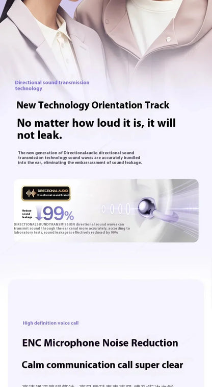Wireless Bluetooth Earphones Clip-on Q71 Earphone High Sound for Xiaomi Earbuds Led Display Headphones Music Sports Headset