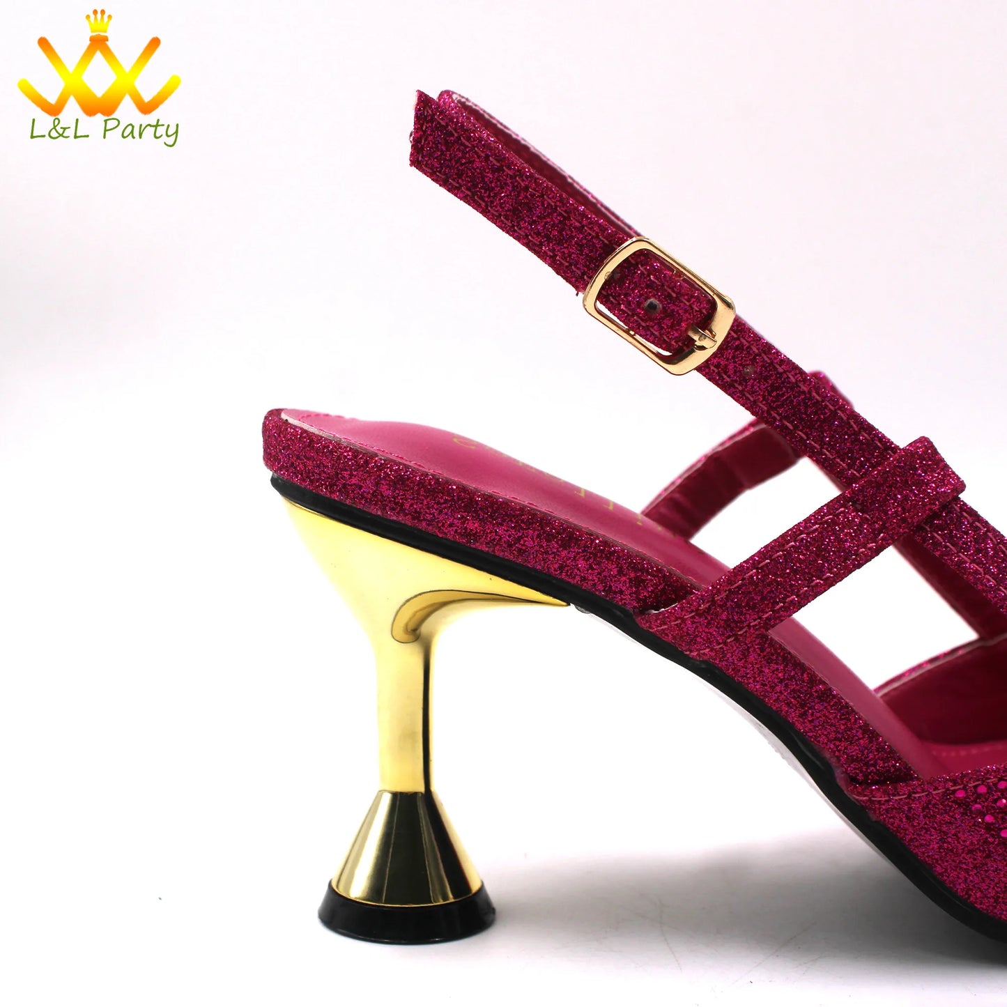 Sky Blue Color High Quality New Arrivals 2024 Italian Desing African Women Shoes and Bag Set Sweet Style Super Heels for Wedding