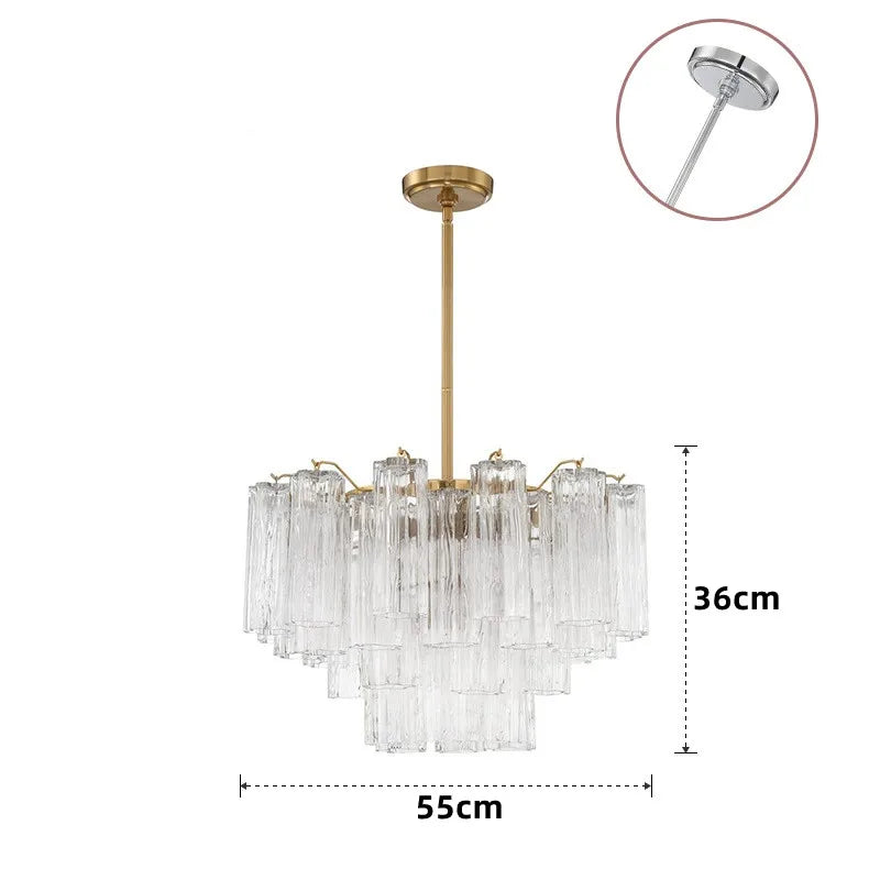 French Style Artistic Chandelier Medieval Colored Glass Retro Lighting for Living Room Dining Room Bedroom Villa Staircase Home