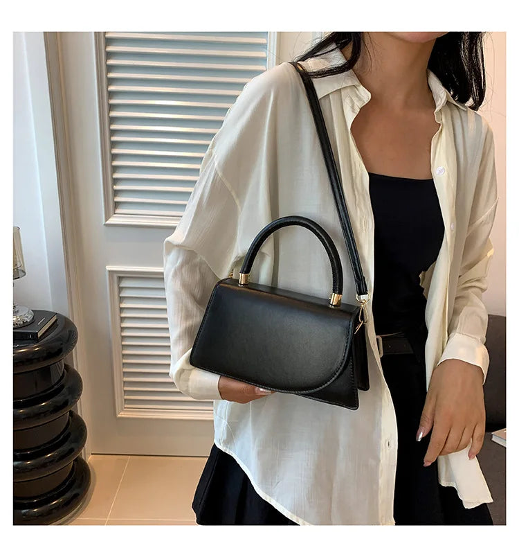 Texture Small Bag for Women, New Trend This Year Solid Color Crossbody Bag, Fashionable Hand-held Small Square Bags Trend