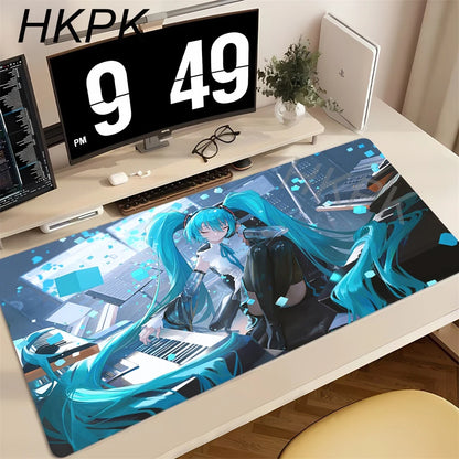 Anime Mouse Pad Gamer Keyboard Pad Desk H-hatsune Miku Mouse Mat Carpet Rubber Tapis Souris Gaming Notbook Exquisite PC Mousepad