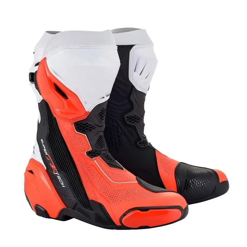 Professional Racing Boots Motorcycle Riding Boots Motorcycle Boots Anti Fall Motorcycle Boots Racing Boots Supertech R