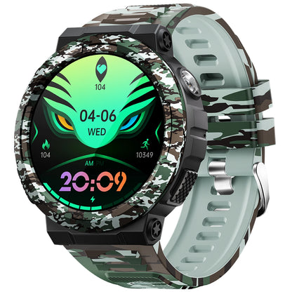 EIGIIS Smart Watches for Men with LED Flashlight 1.53" HD with 100+ Sport Modes Health/Sleep Monitor and 3ATM Waterproof Watche