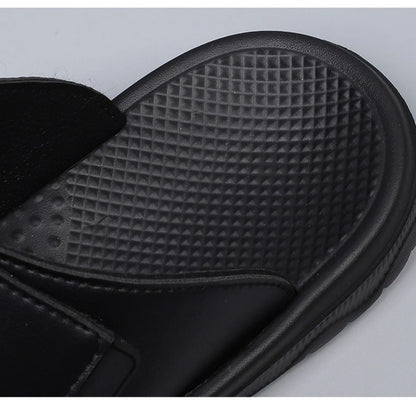 Men Slippers Shoes Solid Color Slip On Casual Beach Slides Mens Thick Sole Anti Slip Shoes for Men 2024 Summer Fashion Sandals