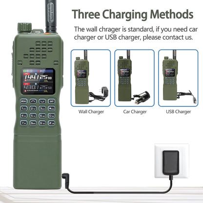 BAOFENG AR-152 PRO 10W GPS Long Range Walkie Talkie 50KM Bluetooth Programming Multi Band 12000mAh Tactial Amateur Survival Gear