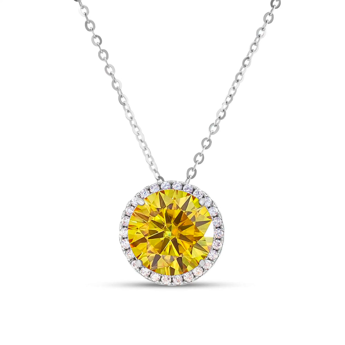 5CT D Color Moissanite Classic Pendant Necklace Fairy Necklace Real 925sterling Silver Women Fine Jewelry For Valentine's Party