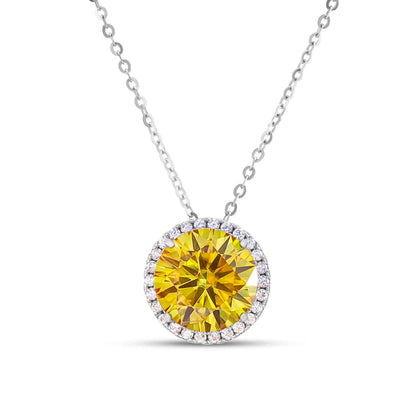 5CT D Color Moissanite Classic Pendant Necklace Fairy Necklace Real 925sterling Silver Women Fine Jewelry For Valentine's Party