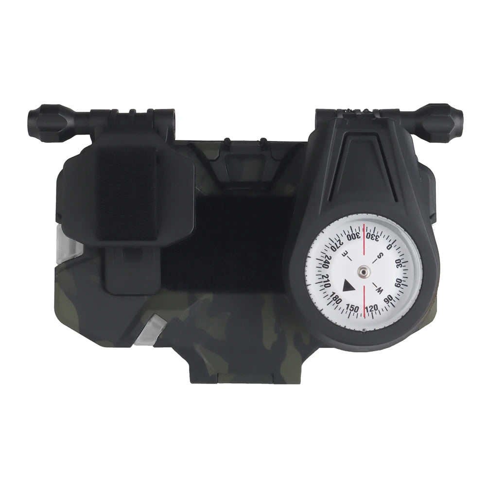 Tactical Militar Outdoor Survival Compass for MOLLE Mobile Phone Holder Navigation Board Foldable Admin Panel Hunting Vest Gear