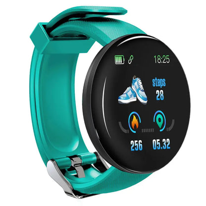 D18 Smart Watch Men Women Smartwatch Blood Pressure Waterproof Digital Watches Sports Fitness Tracker Watch for Apple Watch Band