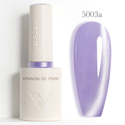 Venalisa 10ml HEMA TPO Free Red Cat Eye Gel Polish Soak Off UV LED Magnetic Nail Polish Diamond Top Long Wear Gel Varnish