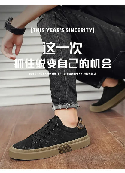 Men Skateboarding Shoes Platform Tennis Gym Sport Sneakers Luxury Design Skateboard Flats Sneakers Outdoor Walking Shoe For Male