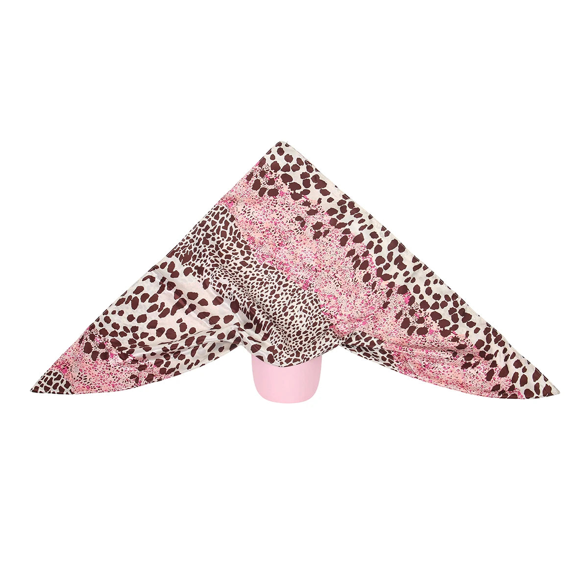 2026 New Fashion Leopard Print Headscarf Hat Soft Satin Vintage Square Turban Scarf Bohemian Hijab Women Headwear