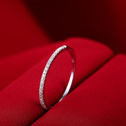 Wholesale Eternity Band Promise ring 925 Sterling silver Diamond cz Engagement Wedding Rings for women Men Finger Party Jewelry