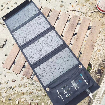 28W Folding Solar Charger Portable Foldable Solar Panel Charger for Camping Mobilephone Hiking