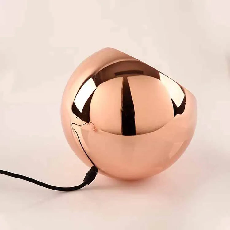Nordic Rose Gold Pendant Lights Plated Metal Hanging Lamp Fixtures Dining Room Kitchen Island Bar Cafe Indoor Decor Lighting E27