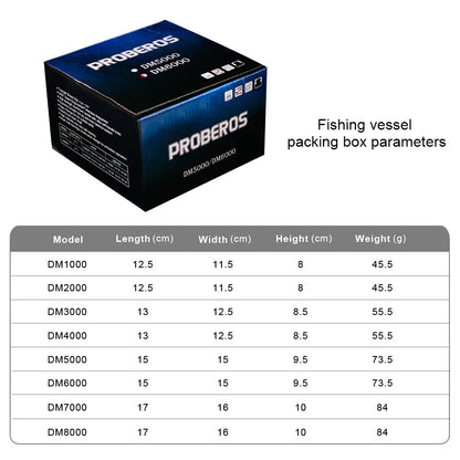 1000-8000 Full Metal Spinning Fishing Reel 4.7:1-5.2:1 23KG Max Drag Long Cast Carp Sea Fishing Wheel Accessories