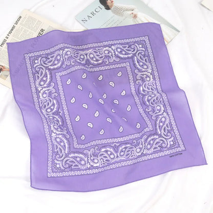 21 Colors Summer Ip Hop Bandana Casual Elegant Thin Breathable Neck Women Head Wrap Hair Scarves Shawl for Women/Men/Boys/Girls