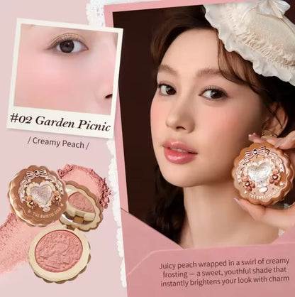 Flower Knows All In One Makeup Sets Gift Box Perfume Blush Cream Matte Lipstick Highlighter Full Kit De Maquillaje