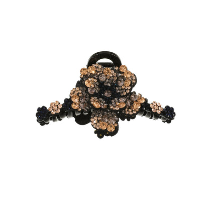AWAYTR New Flower Hair Claws Clips Hairpins For Girls Women Fashion Rhinestone Hairgrip Barrettes Hair Crab Hair Accessories