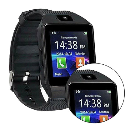 Watch Smart DZ09 Wristwatch Support SIM Card 1.56 inch Touch Screen Bracelet Multimedia Remote Equipment White