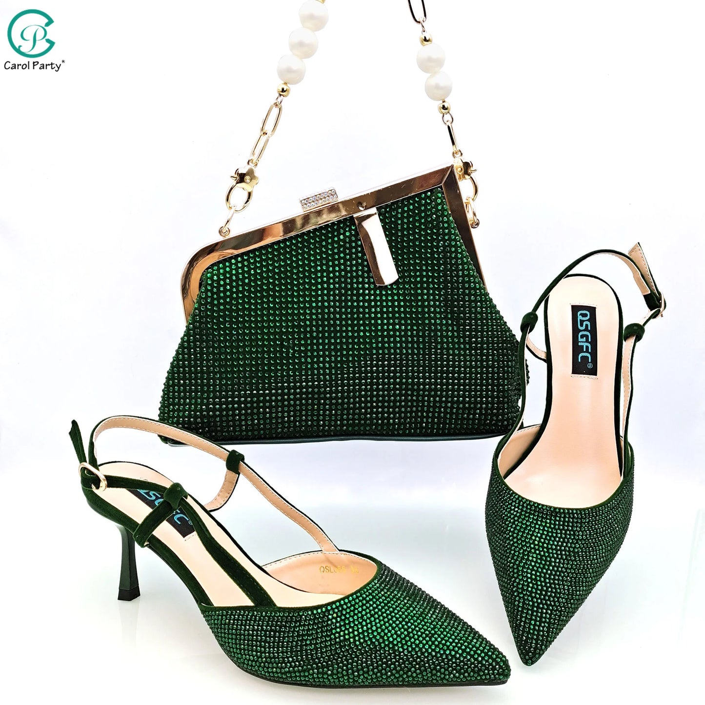 Nigerian Style Large Capacity Shoulder Bag African Ladies Wedding Party Shoes Or Commuter Shoes And Bag