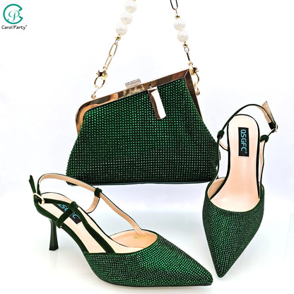 Nigerian Style Large Capacity Shoulder Bag African Ladies Wedding Party Shoes Or Commuter Shoes And Bag