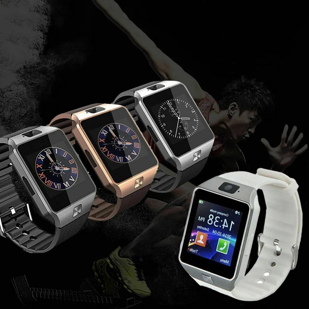 Watch Smart DZ09 Wristwatch Support SIM Card 1.56 inch Touch Screen Bracelet Multimedia Remote Equipment White