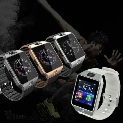 Watch Smart DZ09 Wristwatch Support SIM Card 1.56 inch Touch Screen Bracelet Multimedia Remote Equipment White