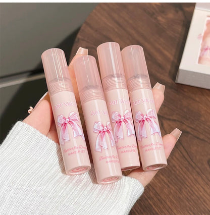 ART VALUE Makeup Sets Include 4Pcs Velvet Matte Lip Mud,1 Pc Blush Palette And 1 Necklace Gift Cosmetics Kits Lasting Lipgloss