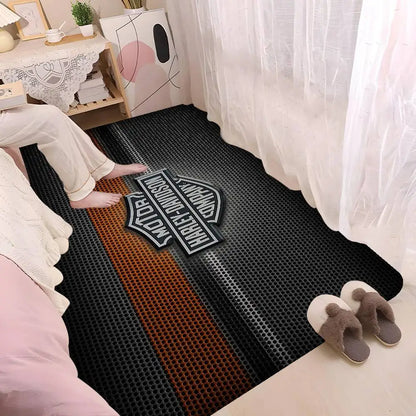 Motorcycle H-Harley D-Davidson Door Mat Kids Room Bedroom Decoration Balcony Anti-Slip Doormat Living Room Doormat Area Rug
