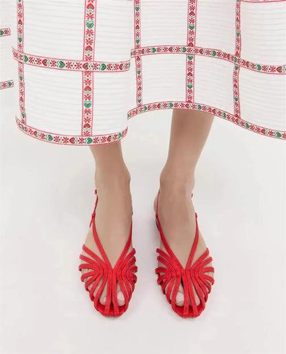 Women Plus Size Flat Gladiator Sandals Summer Sexy Luxury Gold Narrow Band Hollow Out Designer Brand Party Dress Shoes Sandalias