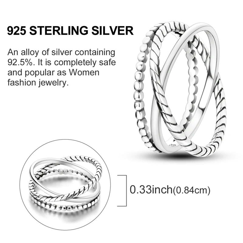 Rings Hot Sales 925 Sterling Silver Love Heart Sun Moon Star Iris Adjustable Rings For Women Wedding Birthday Party Jewelry Gift