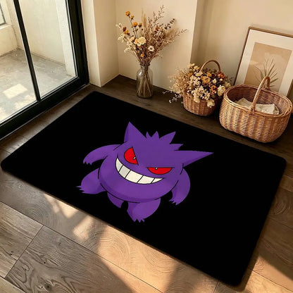Anime Cute G-Gengar Carpet Bathroom Anti-slip Mat Door Mat Home Decoration Mat Entrance Door Mat Scratch-resistant Door Mat