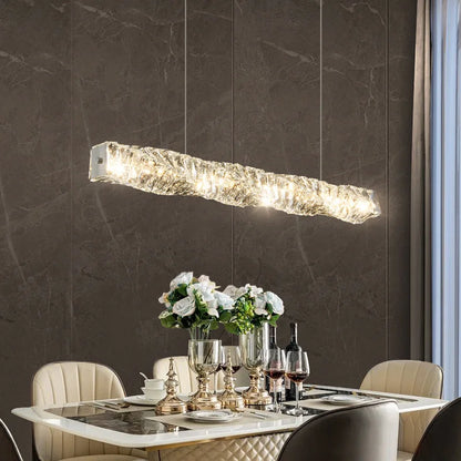 Luxury K9 Crystal Chandelier Dimmable Ceiling LED Pendant Lights Home Living Room Bedroom Indoor Atmosphere Decorative Lighting