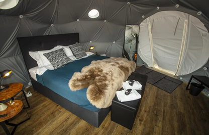 Luxury Heated Eco Hotel Decoration Prefab Transparent Geodesic Waterproof Round Dome Tent House Desert Tent Glampingg for Sale