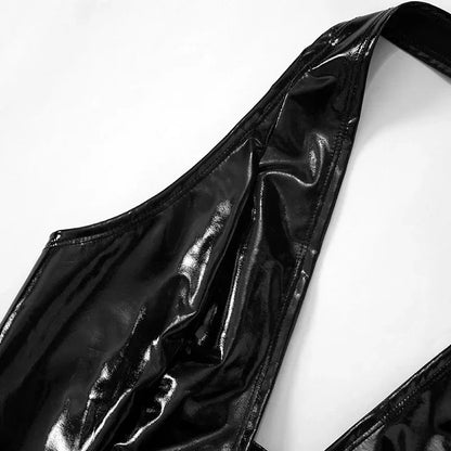 Neck-mounted Bodycon Dress For Women Y2k Clothes V-Neck Vestidos De Mujer Backless One Piece Sexi Night Dress Hot Club Outfit