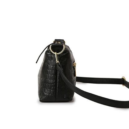 100% Genuine Cowhide Crocod Pattern Luxury Shoulder Bags For Women Designer Solid Color Soft Crossbody Bag Handbags Purses Sac