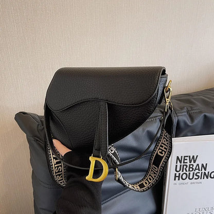 IMJK 24*20*6cm Hot Selling Light Luxury Underarm Saddle Bag, New Niche Design, Casual Shoulder Crossbody Bag Bags