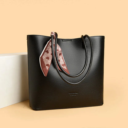 Genuine Brand Luxury Purses and Handbags Women Bags Designer Soft Leather Shoulder Top-handle Commute Bag Female Sac A Main Tote