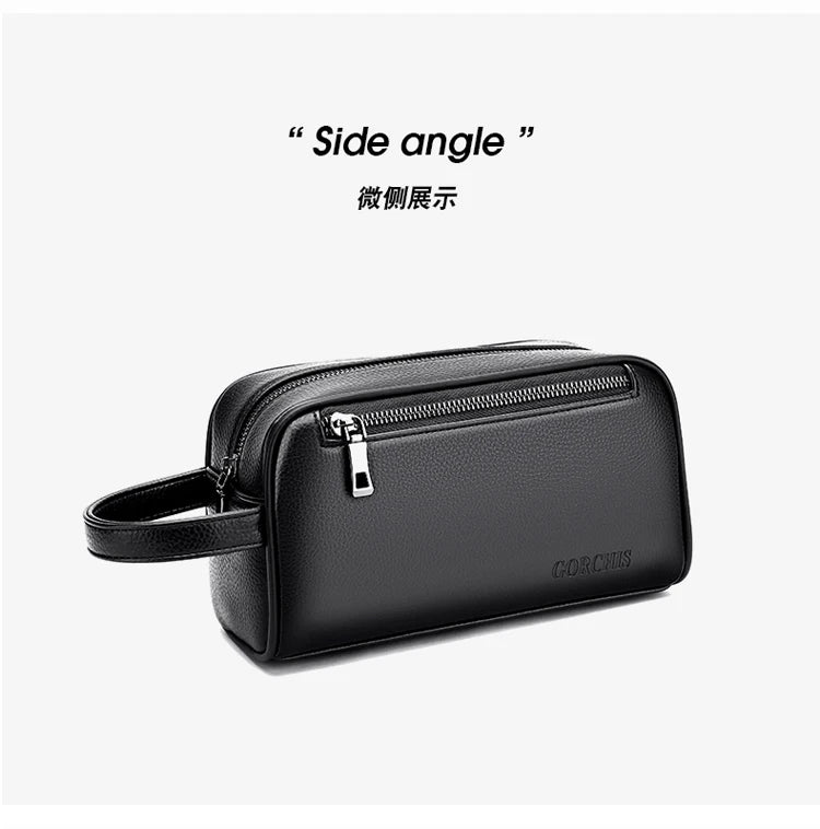 Men's Clutch Bag Fingerprint Lock Anti-theft Large Capacity Clutch Bag Wallet Business Men's Bag