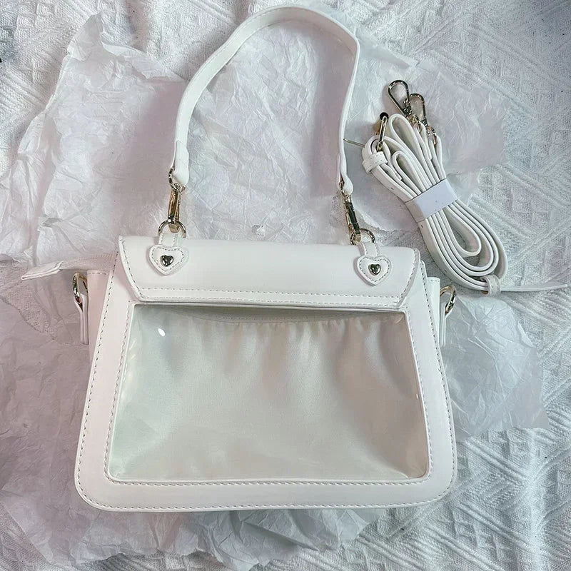 Sweet Ita Bag 2026 Elegant Lolita Bag Ladies Cute Girls Bow Crossbody Bag Popular JK Uniform Shoulder Bag Autumn Bolso Сумка