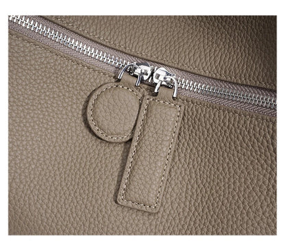 First Layer Cow Leather 33cm Tote Bag Fashionable Women's Bag New Design Large Capacity Soft Portable Shoulder Crossbody Bag